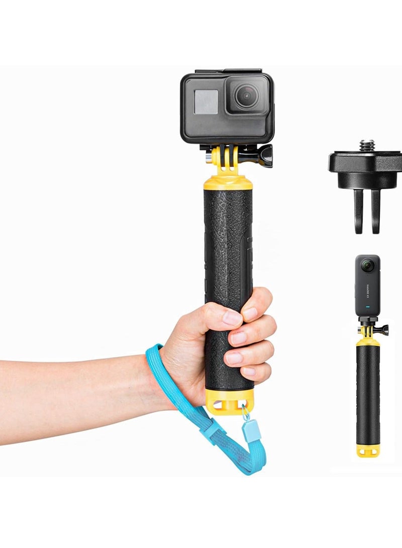 كابتن تيك Universal Floating Selfie Stick for GoPro Hero 12/11/10/9/8/7+, DJI, Insta360 Action Cameras - Underwater Stick Ideal for Surfing, Snorkeling, Underwater Shooting - Image 1