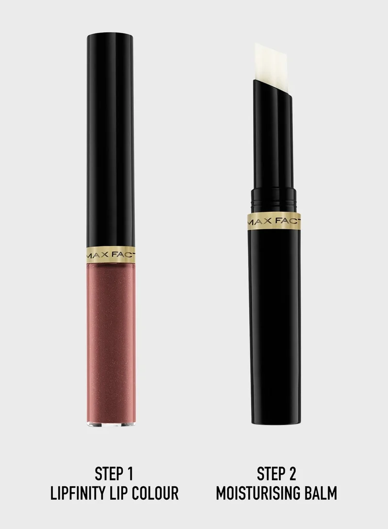 Max Factor Lipfinity 2-Step Long Lasting Lipstick - 350 - Essential Brown, 2.3ml + 1.9G
