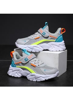 1 x 5 pcs Girls Breathable Mesh Summer Sneakers 62255 Gray (single net) impulse
