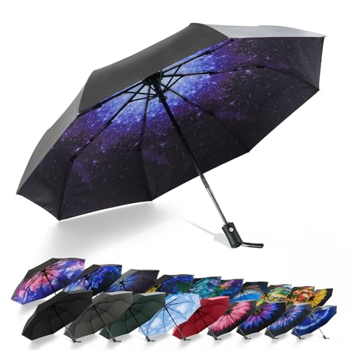 SY COMPACT Travel Umbrella Windproof Automatic Umbrellas Small Compact UV Sun Protection Factory Outlet Umbrella - Image 1