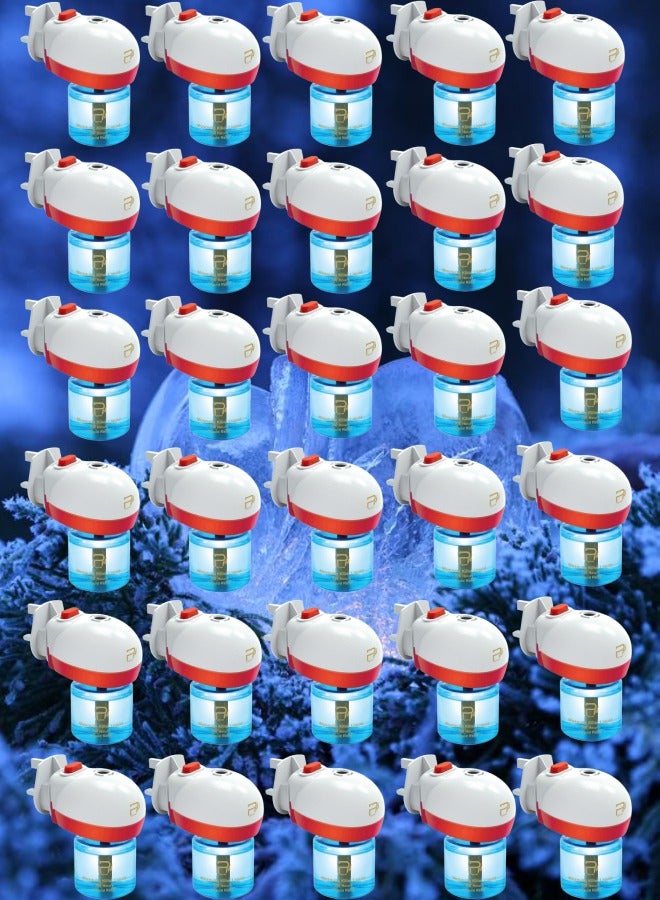 PYRON 30 Pieces Electric Mosquito Killer Device With Free 360-Hour Refill Liquid, 1 Bottle Of 45 Ml, With A Floral Fragrance - Image 1