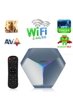 Mi VAZA Android 10.0 TV Box Amlogic Quad Core Dual WiFi 2.4G/5G  - Image 1