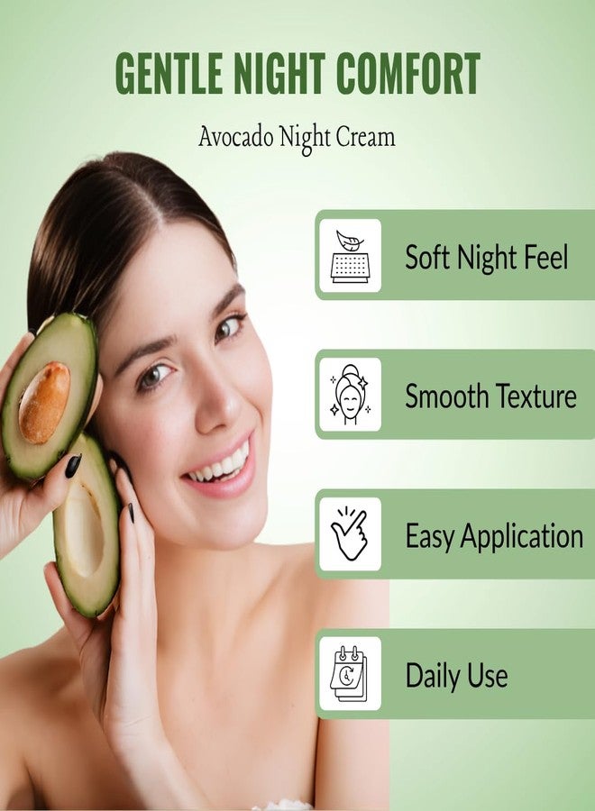 Sonavi Avocado | Avocado Night Cream Skin Whitening | avocado night cream | Avocado night Suits for Women - 50g (Pack 2) - Image 4