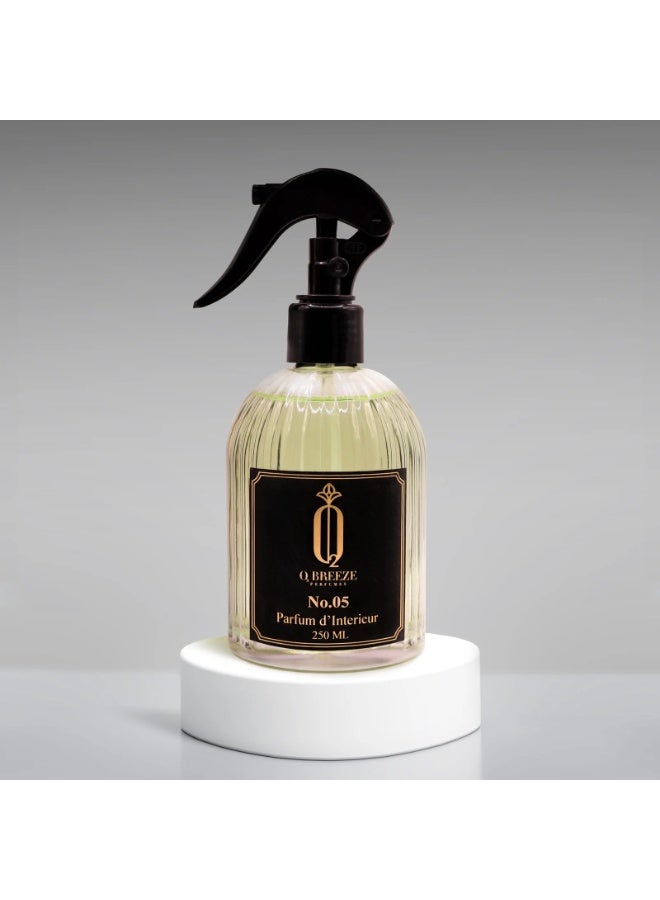 BREEZE PERFUMES بخاخ معطر هواء 250 مل | منزل، غرفة ومكتب | انتعاش فاخر طويل الأمد | رقم 05 - Image 2
