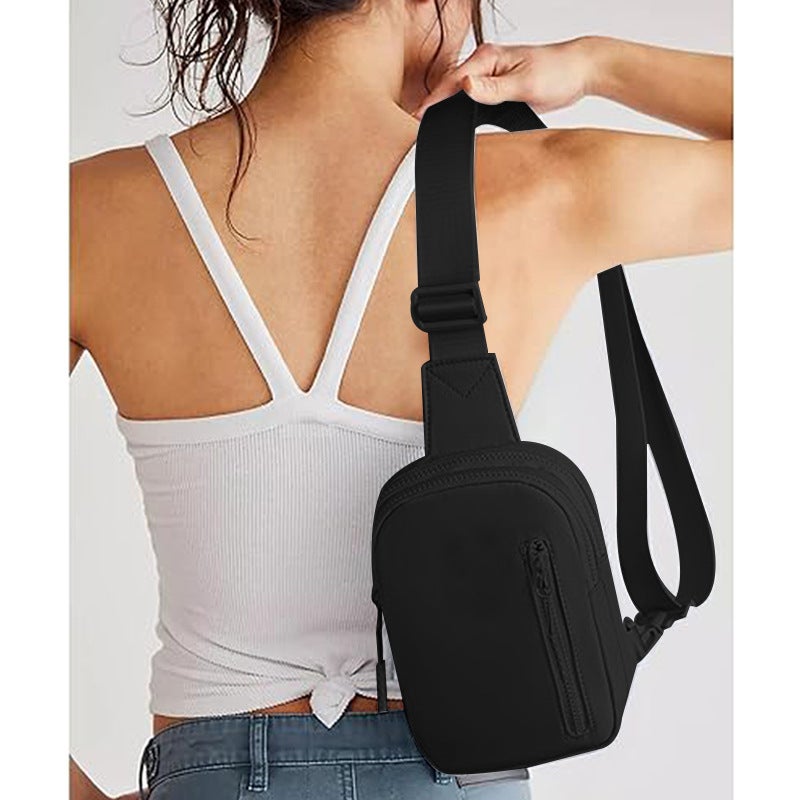 Women''s Men''s Shoulder Bag Crossbody Bag Polyester Material Adjustable Shoulder Strap Fashionable Outdoor Leisure Bag - Image 2