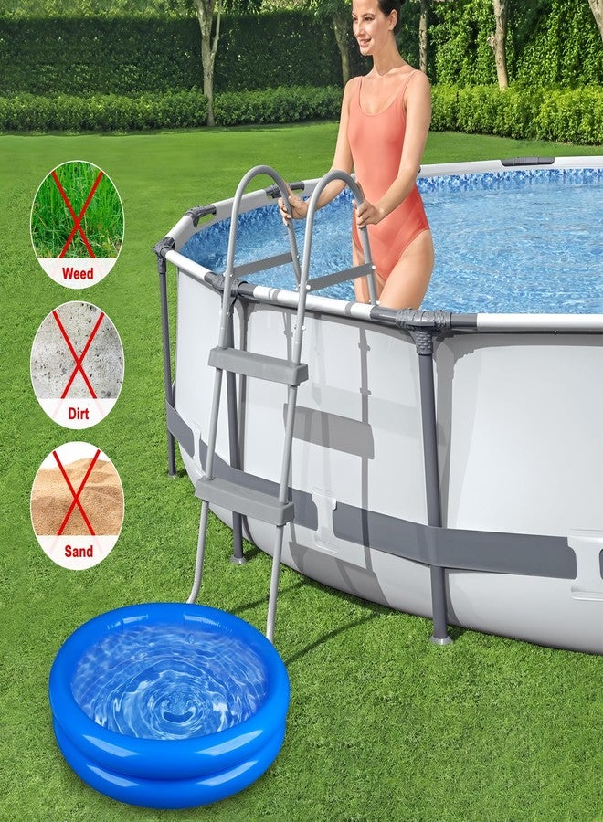 Fairooth Inflatable Pool Foot Bath Basin Swimming Pool Foot Soaking Bath Basin Foot Wash Basin Tub for Pools Entry Ladder Portable Foot Bath Tray with Pump for Above Ground Pools Accessories, 2 Pack - Image 4