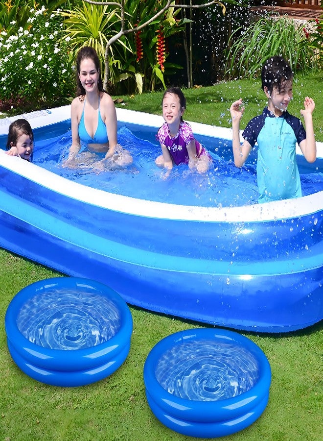 Fairooth Inflatable Pool Foot Bath Basin Swimming Pool Foot Soaking Bath Basin Foot Wash Basin Tub for Pools Entry Ladder Portable Foot Bath Tray with Pump for Above Ground Pools Accessories, 2 Pack - Image 5