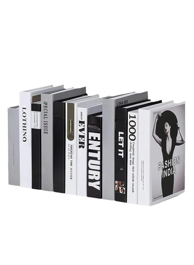 يُسلِّم كتب مزيفة مزخرفة، كتب كلاسيكية عتيقة مصنوعة من الراتنج، ديكور كتب مزيفة، هدايا ديكور للرجال، رف طاولة قهوة، ديكور لغرفة المعيشة - Image 1