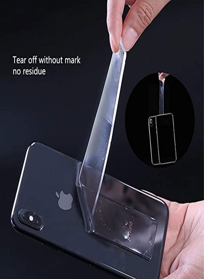 SILENT MONK شريط لاصق مزدوج الجوانب من برمانانت، شريط لاصق قوي وشفاف، يُستخدم للجدران والزجاج والخشب والرخام والبلاستيك. صنع في الهند. مفيد جدًا لتزيين منزلك دون إحداث ثقوب في الجدران (2) - Image 2