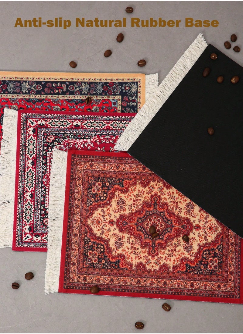 choxila 1pc Coffee Mat, Coffee Pad, Coffee Pot Mat, Coffee Cup Mat, Rubber Mouse Pad, Coffee Coaster Table Mat  - Image 5
