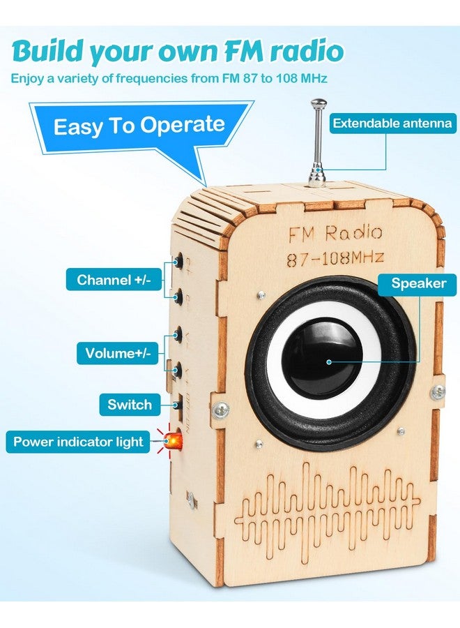 Poraxy Science Kits For Kids Age 8-12, Stem Toys For 8-13, Build Your Own Bluetooth Speaker & Fm Radio, 3D Puzzles Education Diy Projects Crafts, Birthday Gifts For 9,10,11,14 Year Old Teen Boys Girls - Image 3