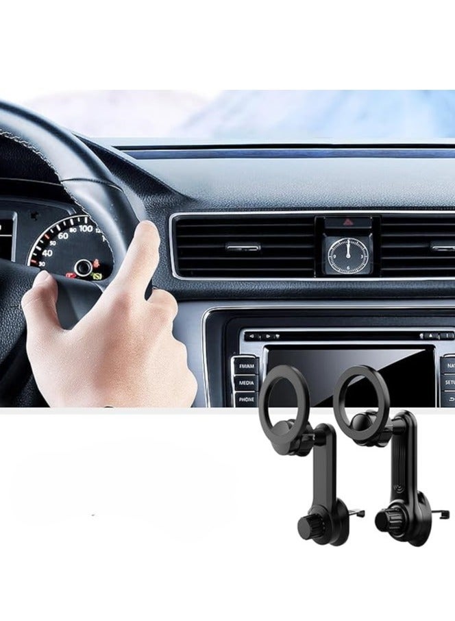 ELTRAZONE MagSafe Car Mount Holder for iPhone 12-15 – 360° Rotating Air Vent Bracket with Strong Magnetic Adsorption – Secure & Stable Phone Stand for Car Navigation and Hands-Free Use - Image 3