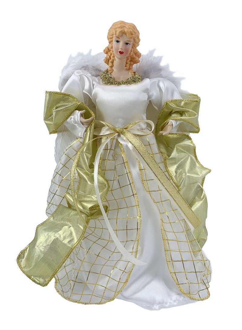 Party Magic Tree Top Angel Decoration Gold 30cm