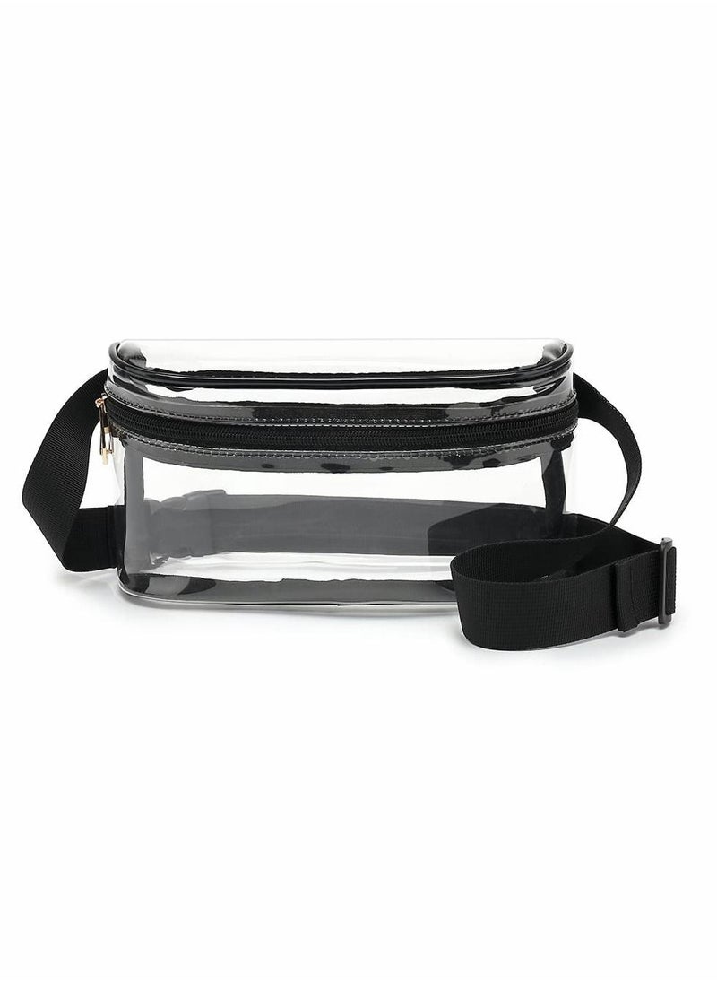 Y&D - Clear Fanny Pack, Stadium Approved Belt Bag for Women, Waterproof Waist Sports, Travel, Concerts - Image 1