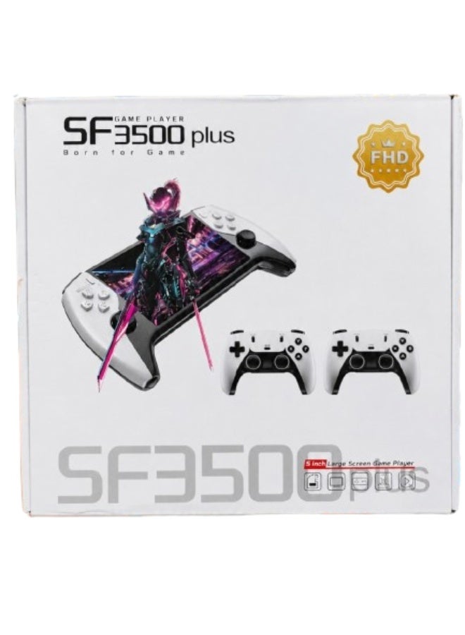 وحدة تحكم ألعاب لاسلكية ريترو 2 في 1 متعددة الوظائف SF3500 PLUS مع شاشة IPS بحجم 5 بوصات ومعالج ثنائي النواة - Image 2