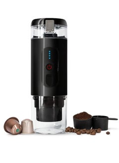 Generic Portable Espresso Maker, 20 Bar 12V Car Coffee Machine, Compact Electric Hand Coffee Maker, USB Rechargeable, Heats in 3-4 Minutes, Ideal for Camping and Hiking.  - Image 1