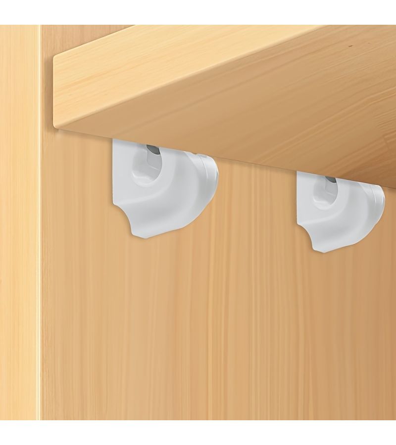 9 White Sturdy Windproof Hanging Hooks Modern Minimalist Design Easy to Install for Securing Shelves Courtyards Eaves Outdoor Festive Light Decorations Christmas Halloween Thanksgiving Indoor Outdoor Decorative Clips - Image 2