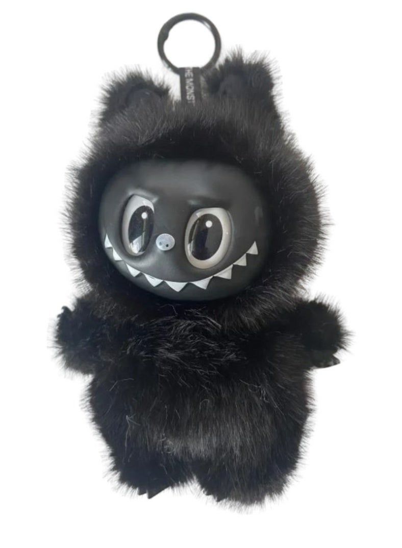 Pop Mart x Bobo & Coco Black Labubu Anime Figure Plush Doll Pendant Doll Plush Kid Gift Vinyl Plush Pendant Single Box - Image 1