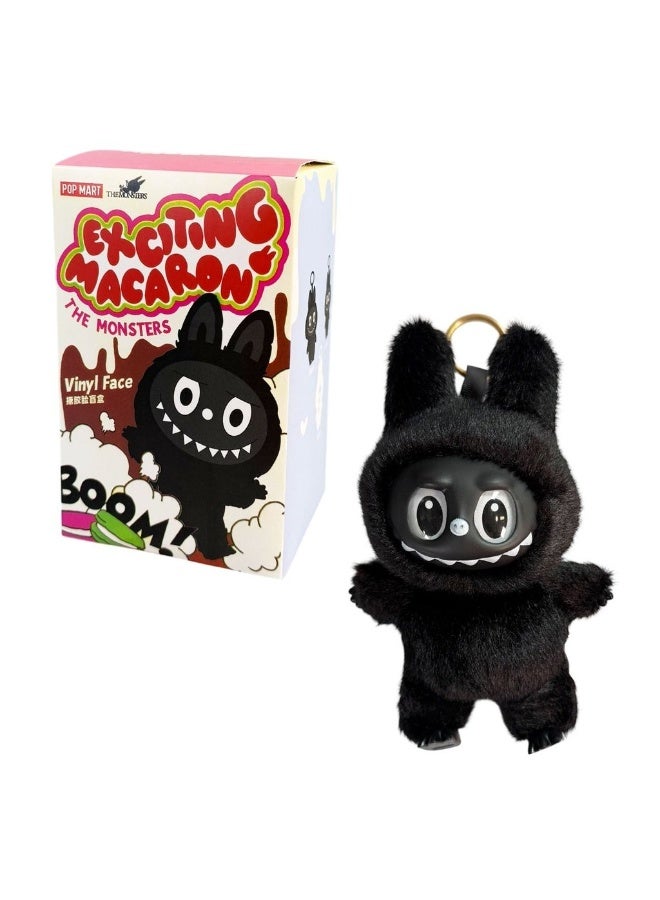 Pop Mart x Bobo & Coco Black Labubu Anime Figure Plush Doll Pendant Doll Plush Kid Gift Vinyl Plush Pendant Single Box - Image 2