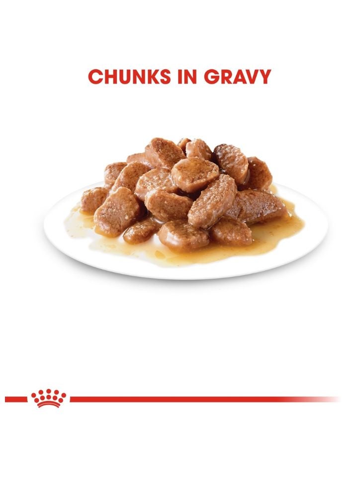 ROYAL CANIN Feline Health Nutrition Sterilised Gravy (WET FOOD - Pouches) 12 x 85g  - Image 2