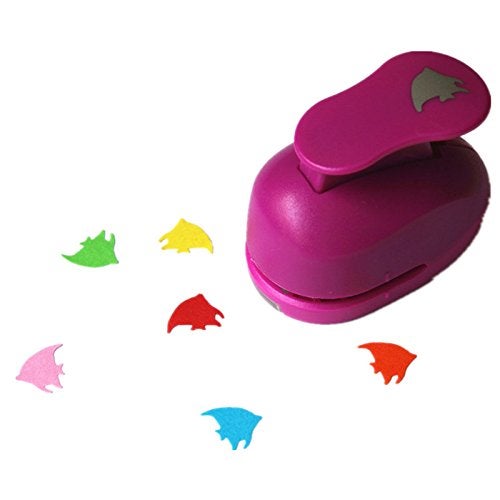 CADY Crafts Punch 58Inch Paper PunchesPaper Punch Flower Fish