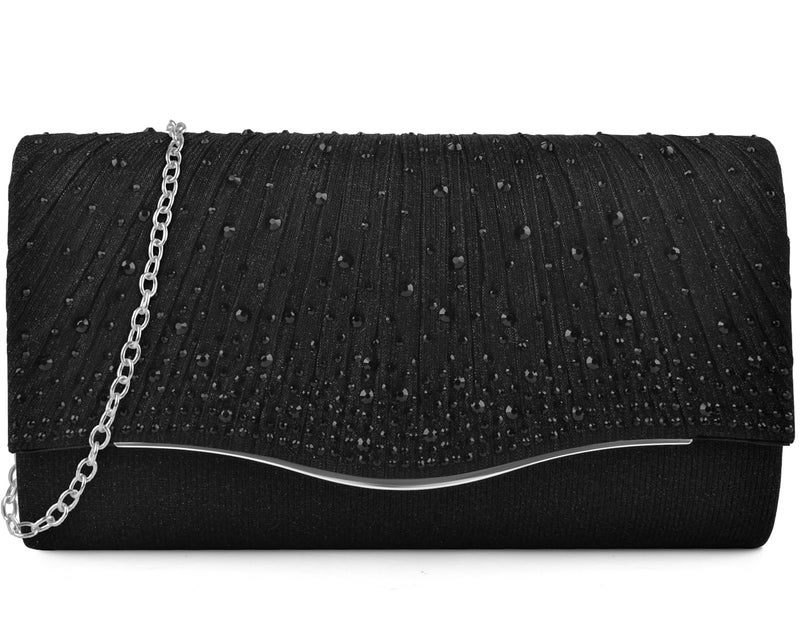 TINDTOP Clutch Purses for Women Evening Handbags for Formal Wedding Party Cocktail Prom Crossbody Shoulder Envelope Bag - Image 1