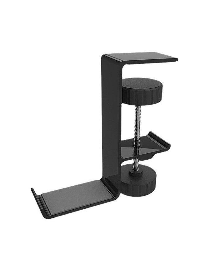 Punch-free Earphone Bracket Hanger Under Table Hook Bracket Headset Earphone Rack Bag Backpack Handbag Hook-Color:Z20 Hook Black  - Image 4