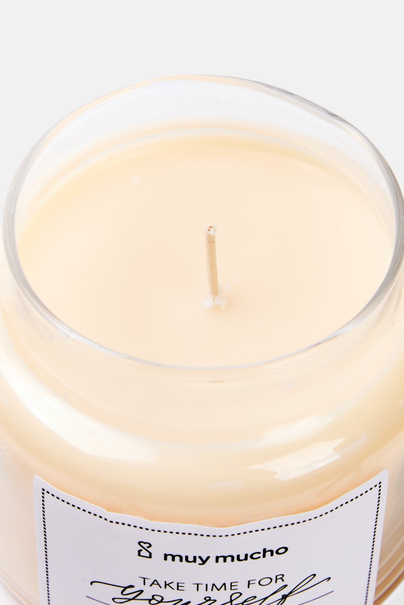 Muy Mucho Take Time For Yourself Spring Garden Candles 240g, Beige/Black  - Image 3