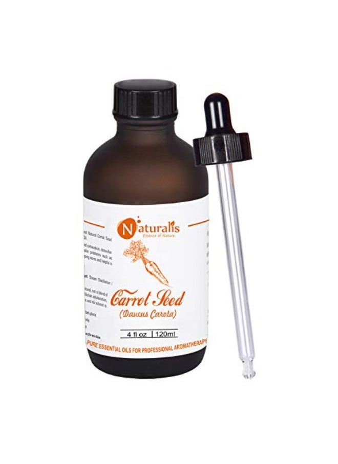 Naturalis - Essence Of Nature Carrot Seed Essential Oil For Skin Rejuvenation & Healthy Hair - 120Ml - Image 1