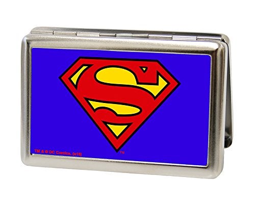 Buckle Down Buckle-Down Business Card Holder - Superman Blue - Large, 4.0" x 2.9", Multicolor - Image 5