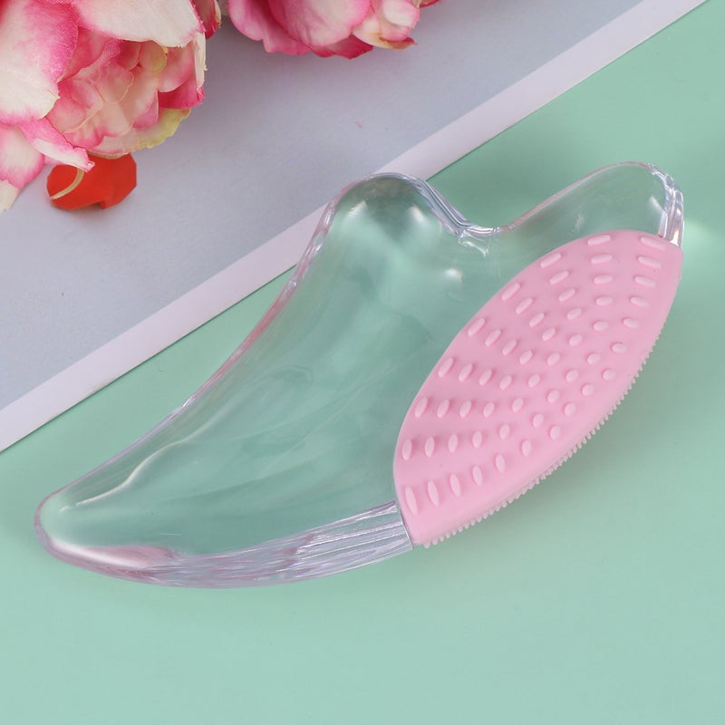 🍳 لوح كريستال جوا شفاف للعلاج وكشط بلون وردي فاتح - Image 5