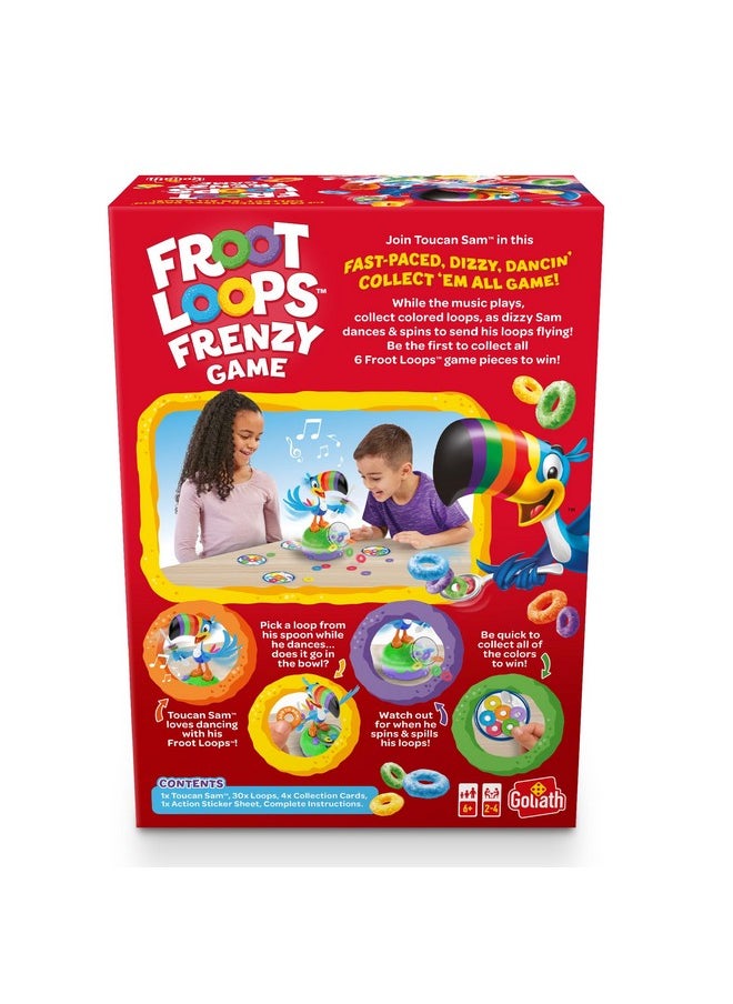 Goliath - Froot Loop Frenzy - Skill & Action Game - The Fast-Paced, Dizzy, Dancin' Collect 'Em All Game! Ages 6 And Up, 2-4 Players - Image 1