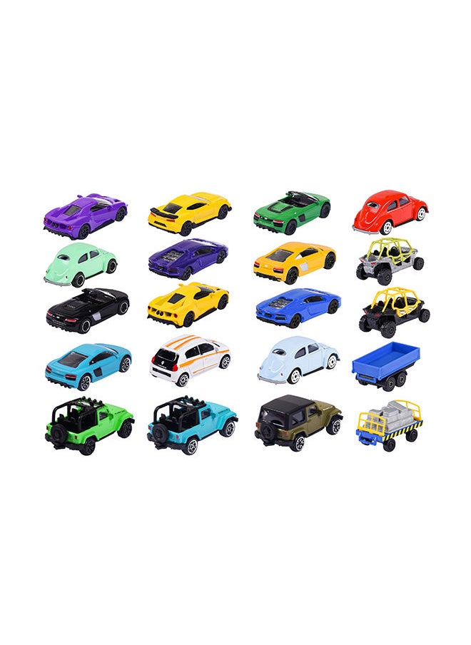 20 Pieces RC Cars Giftpack - Multicolour