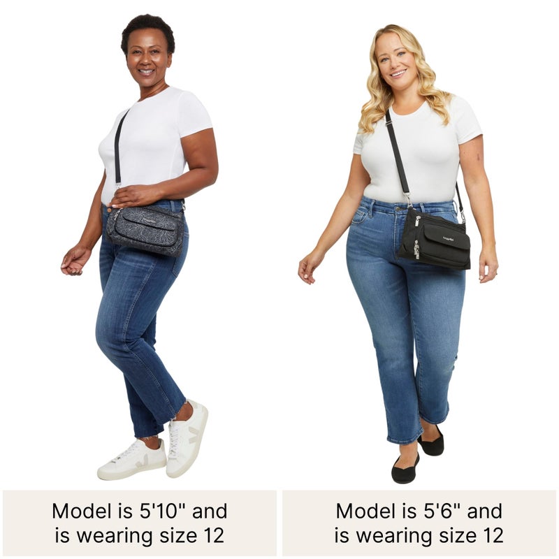 Baggallini Women's Original Everyday Bag, Charcoal, One Size US - Image 5