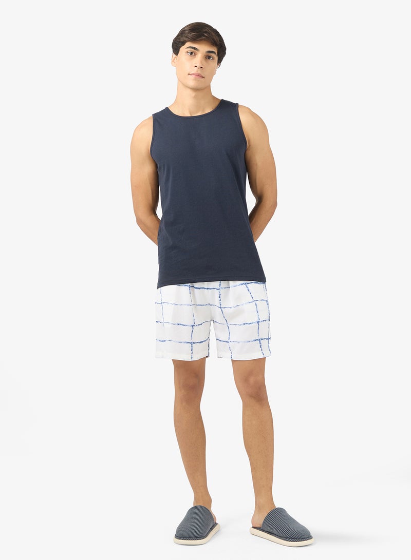 سفنتي فايف طقم بيجامة بدون أكمام شورت وتيشيرت - Image 5