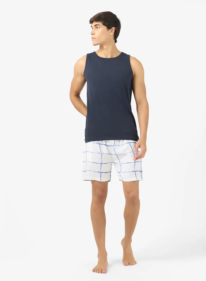 Nightwear Sleeveless T-Shirt & Shorts Set