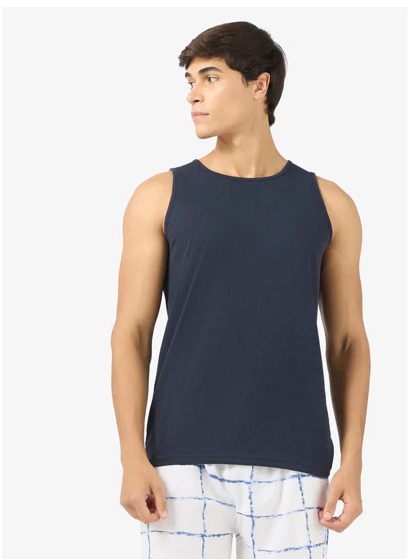 Seventy Five  Nightwear Sleeveless T-Shirt & Shorts Set for Men | Best Price UAE