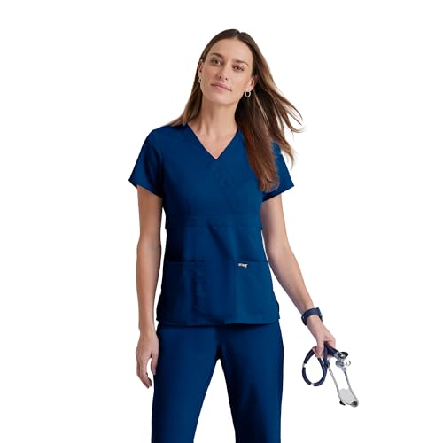 Barco Grey's Anatomy Womens Scrubs, Indigo, X Large - Image 1