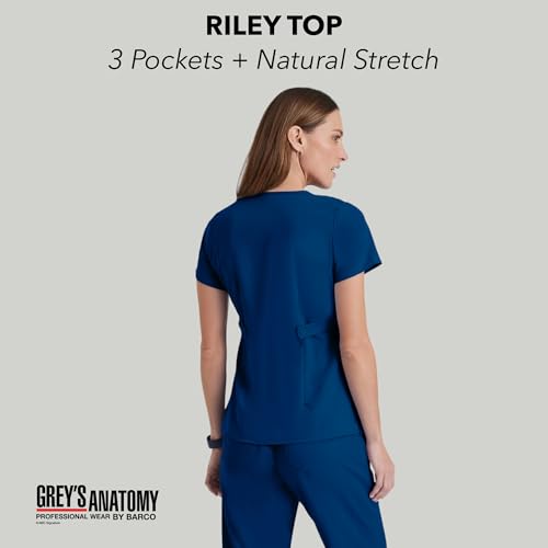 Barco Grey's Anatomy Womens Scrubs, Indigo, X Large - Image 2