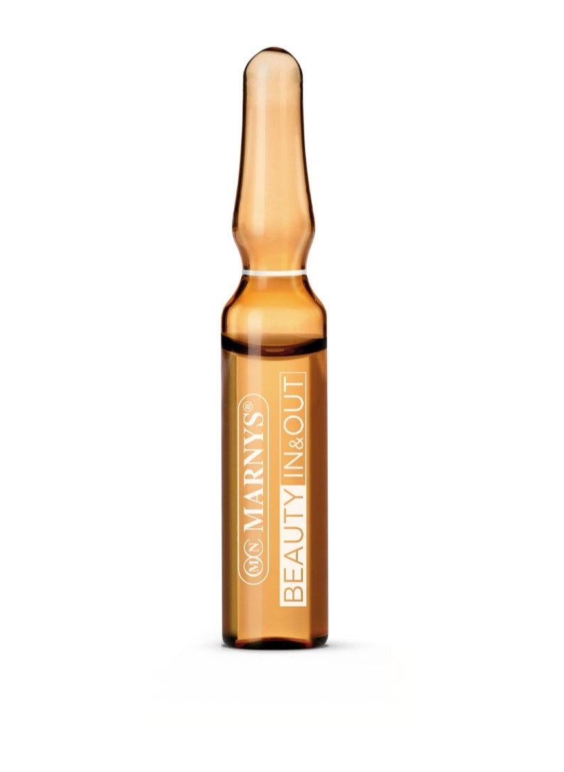 MARNYS Marnys Beauty In Out Anti - Aging Night Repair Ampoules - Hyaluronic Acid - Collagen Booster - Wrinkle Treatment - 7 Ampoules  - Image 2