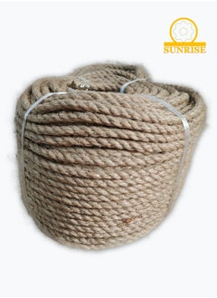 SUNRISE Jute Rope,8mm Thick,91.44m,Strong Hemp Twine Cord For DIY Crafts, Decoration, Gift Wrapping, Garden, Hanging and Packing And Pets Eco Friendly Durable Utility Rope  - Image 1
