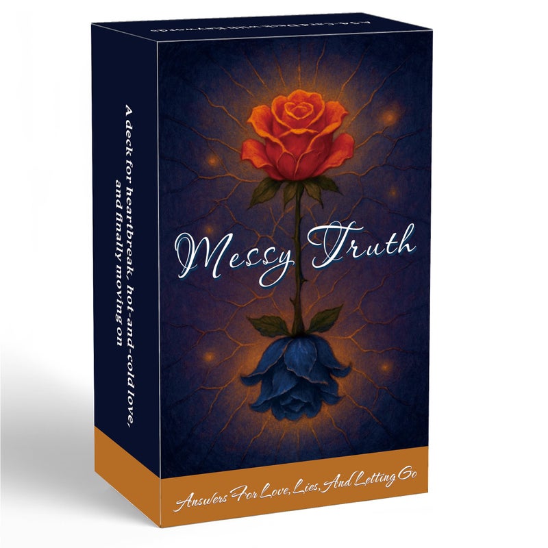 DPEHAKMK Messy Truth Oracle Oracle Cards for Beginners 54 Cards Deck for Love Relationship Clarity Emotional Healing and NoContact Reflection StraightTalking Cards for Shadow Work and SelfEmpowerment - Image 3
