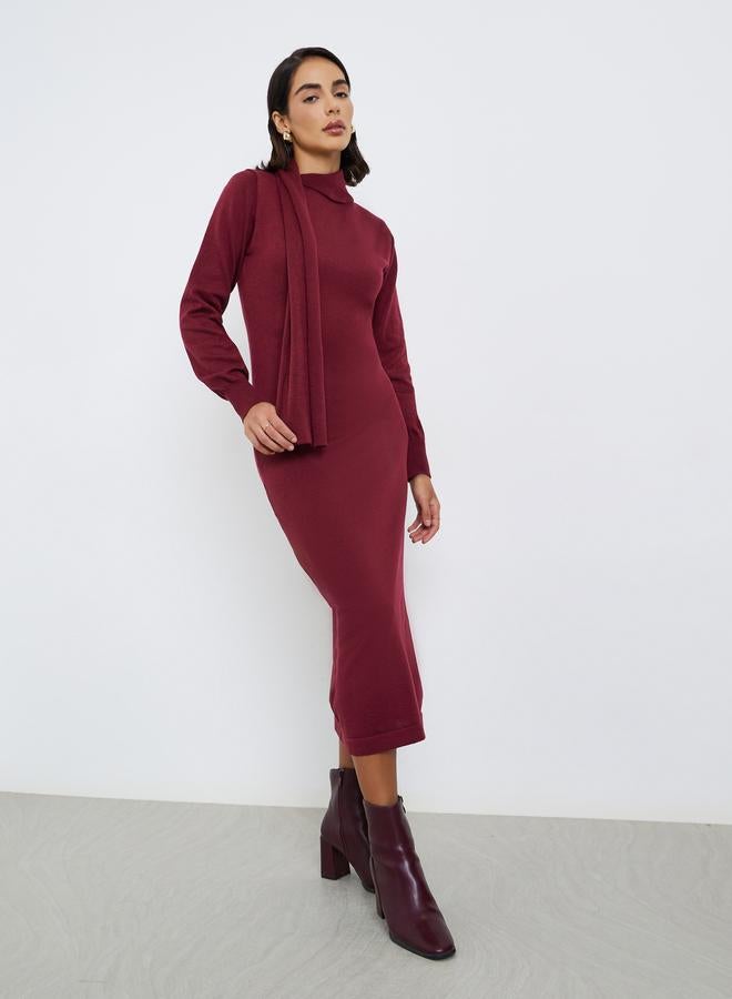 ستايلي فستان سويتر ميدي محبوك - Image 2