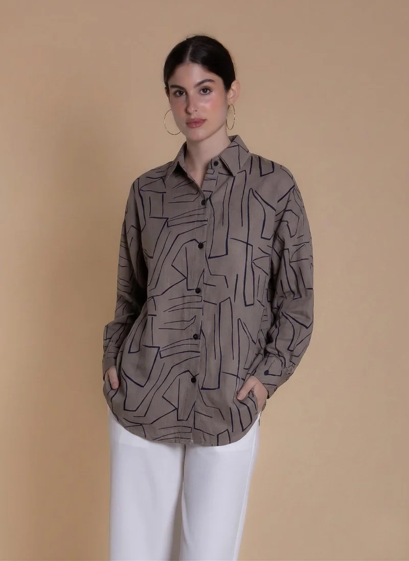 شايبس COMFORT PRINTED SHIRT