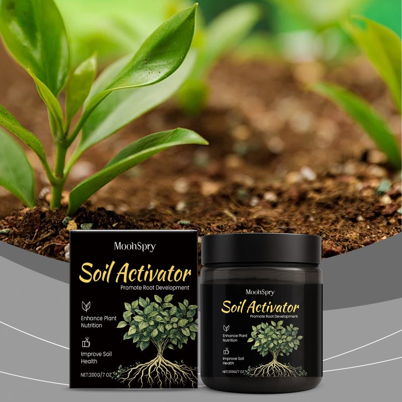 MOONSPRY Soil Activator Promote Root Development,Liquid Fertilizer for Indoor & Outdoor Plants for Raised Garden Beds - Image 1