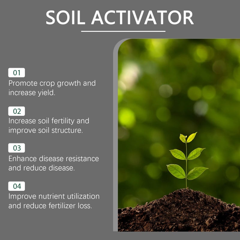 MOONSPRY Soil Activator Promote Root Development,Liquid Fertilizer for Indoor & Outdoor Plants for Raised Garden Beds - Image 3