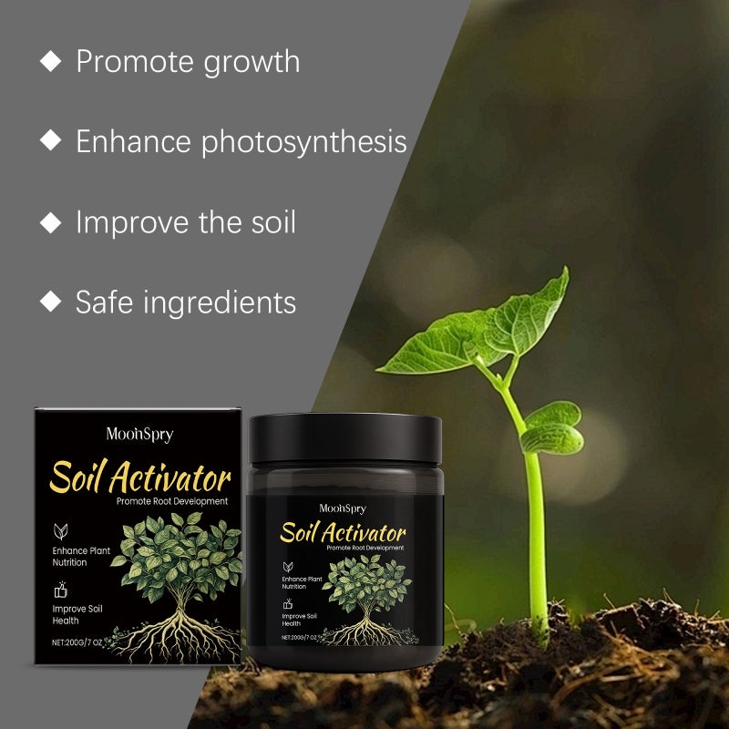 MOONSPRY Soil Activator Promote Root Development,Liquid Fertilizer for Indoor & Outdoor Plants for Raised Garden Beds - Image 2