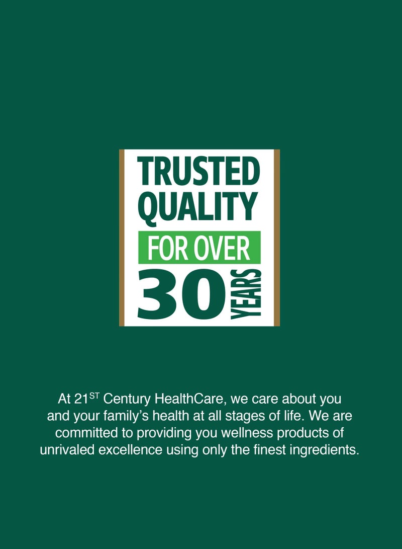 القرن الحادي والعشرون مكمل بتركيبة الكركم 500 ملجم - 60 كبسولة نباتية - Image 5