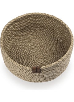 Naturalove Decorative Jute Basket Round Large Size  - Image 3