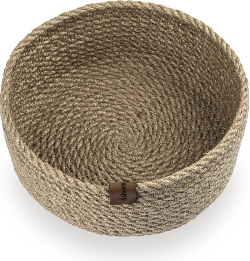 Naturalove Decorative Jute Basket Round Large Size - Image 3